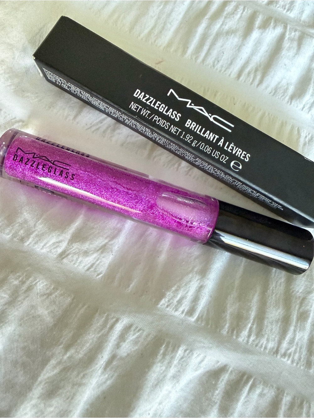 MAC Dazzleglass in “Funtabulous” Shimmery Fuchsia